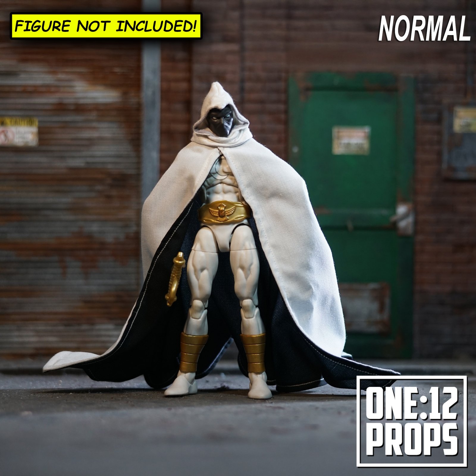 Custom Wired Cape For Marvel Legends Moon Knight Black and White